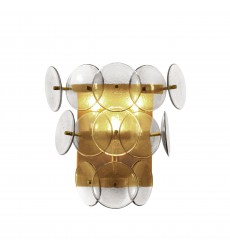 Loren Wall Sconce-(21820TCWBR)-Maxim  Loren Wall Sconce-(21820TCWBR)-Maxim