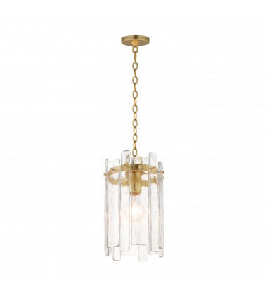  Warren 1-Light Pendant-(21831AGGL)-Maxim
