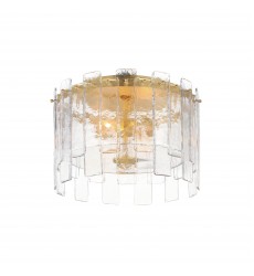  Warren 2-Light Flush Mount-(21832AGGL)-Maxim