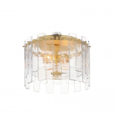  Warren 2-Light Flush Mount-(21832AGGL)-Maxim