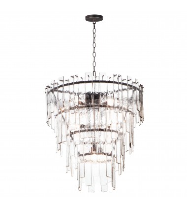  Warren 12-Light Pendant-(21837AGDBZ)-Maxim