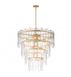  Warren 12-Light Pendant-(21837AGGL)-Maxim