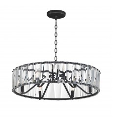 Odeon 6-Light Chandelier-(21866BCBK)-Maxim  Odeon 6-Light Chandelier-(21866BCBK)-Maxim