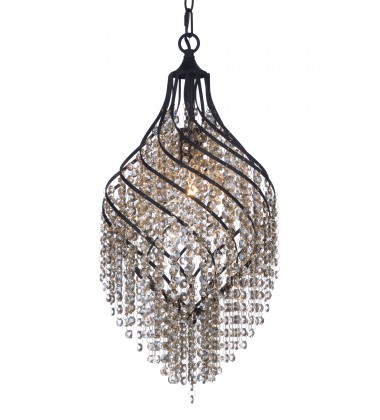  Twirl 1-Light Pendant-(22005CGOI)-Maxim