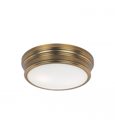  Fairmont 2-Light Flush Mount-(22370SWNAB)-Maxim