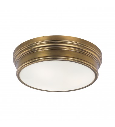  Fairmont 3-Light Flush Mount-(22371SWNAB)-Maxim
