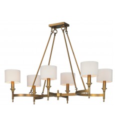  Fairmont 6-Light Chandelier-(22376OMNAB)-Maxim