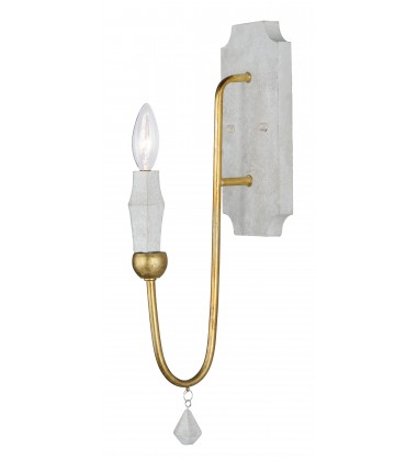  Claymore 1-Light Wall Sconce-(22432CSTGL)-Maxim