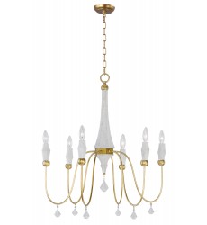  Claymore 6-Light Chandelier-(22436CSTGL)-Maxim