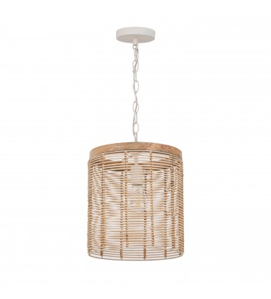  Vannerie 1-Light Large Pendant-(22442NAEC)-Maxim
