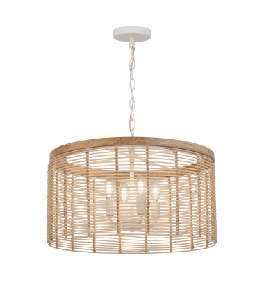 Vannerie 4-Light Pendant-(22445NAEC)-Maxim Vannerie 4-Light Pendant-(22445NAEC)-Maxim