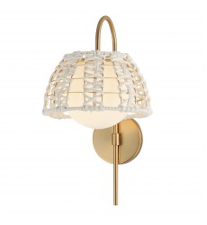 Macrame 1-Light Wall Sconce-(22481SWGLD)-Maxim  Macrame 1-Light Wall Sconce-(22481SWGLD)-Maxim