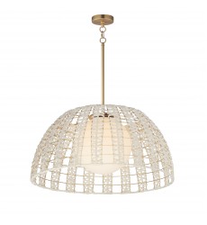 Macrame 1-Light Pendant-(22482SWGLD)-Maxim  Macrame 1-Light Pendant-(22482SWGLD)-Maxim