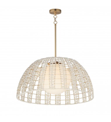 Macrame 1-Light Pendant-(22482SWGLD)-Maxim  Macrame 1-Light Pendant-(22482SWGLD)-Maxim