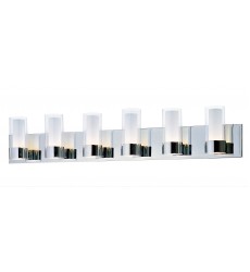 Silo 6-Light Bath Vanity-(23076CLFTPC)-Maxim  Silo 6-Light Bath Vanity-(23076CLFTPC)-Maxim