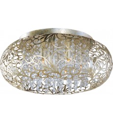  Arabesque 7-Light Flush Mount-(24150BCGS)-Maxim