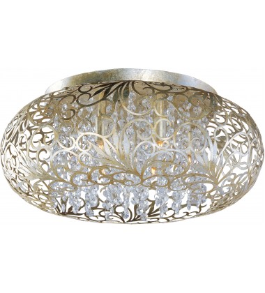  Arabesque 7-Light Flush Mount-(24150BCGS)-Maxim