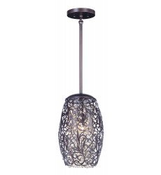  Arabesque 1-Light Mini Pendant-(24153CGOI)-Maxim