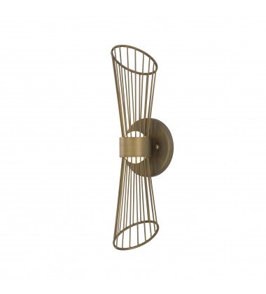  Zeta LED Wall Sconce-(24171NAB)-Maxim