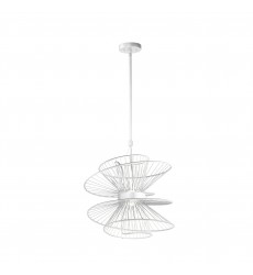 Zeta Medium LED Pendant-(24174MW)-Maxim