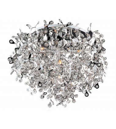  Comet 7-Light Flush Mount-(24200BCPC)-Maxim