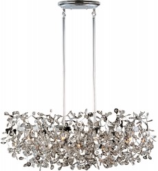 Comet 7-Light Linear Pendant-(24206BCPC)-Maxim Comet 7-Light Linear Pendant-(24206BCPC)-Maxim