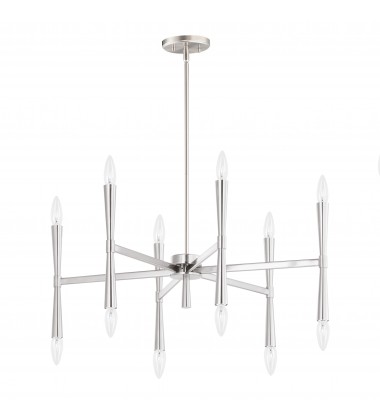  Rome 12-Light Chandelier-(24626SN)-Maxim
