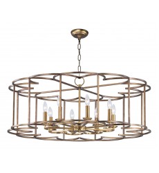  Helix 8-Light Chandelier-(24734BZF)-Maxim