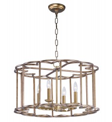  Helix 4-Light Chandelier-(24736BZF)-Maxim