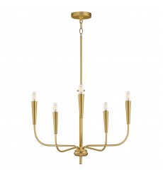  Vela 5-Light Chandelier-(24815SBR)-Maxim