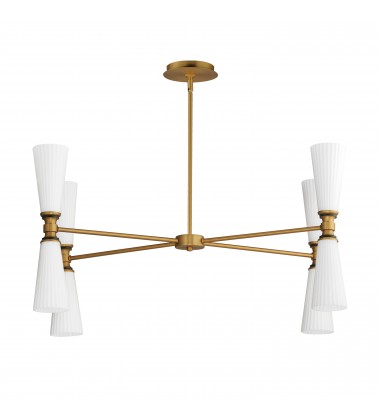  Krevat 8-Light Chandelier-(24828SWBKNAB)-Maxim