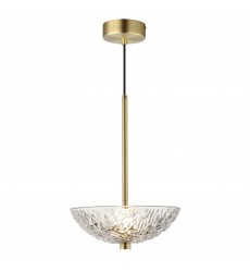 Metropolis Single LED Pendant-(24981TCSBR)-Maxim  Metropolis Single LED Pendant-(24981TCSBR)-Maxim