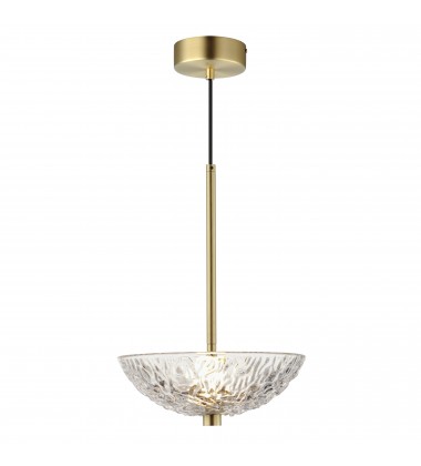 Metropolis Single LED Pendant-(24981TCSBR)-Maxim  Metropolis Single LED Pendant-(24981TCSBR)-Maxim