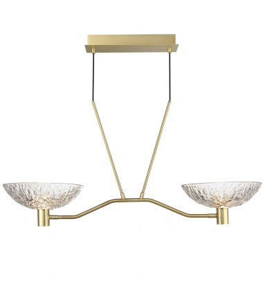 Metropolis 2-Light Linear LED Pendant-(24982TCSBR)-Maxim  Metropolis 2-Light Linear LED Pendant-(24982TCSBR)-Maxim