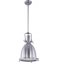Hi-Bay 1-Light Pendant-(25104FTSN)-Maxim Hi-Bay 1-Light Pendant-(25104FTSN)-Maxim