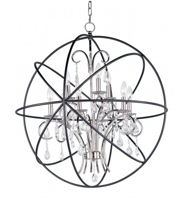 Orbit 9-Light Pendant-(25145ARPN)-Maxim  Orbit 9-Light Pendant-(25145ARPN)-Maxim