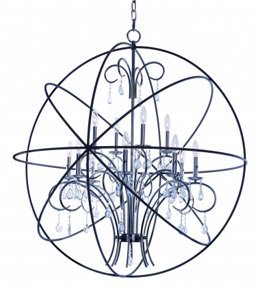 Orbit 12-Light Pendant-(25147ARPN)-Maxim  Orbit 12-Light Pendant-(25147ARPN)-Maxim