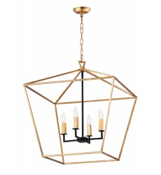 Abode 4-Light Chandelier-(25155GLTXB)-Maxim  Abode 4-Light Chandelier-(25155GLTXB)-Maxim