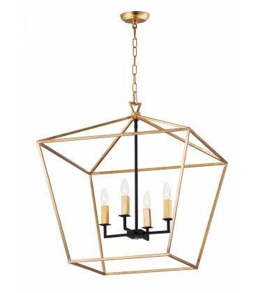 Abode 4-Light Chandelier-(25155GLTXB)-Maxim  Abode 4-Light Chandelier-(25155GLTXB)-Maxim
