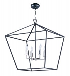 Abode 4-Light Chandelier-(25155TXBPN)-Maxim  Abode 4-Light Chandelier-(25155TXBPN)-Maxim