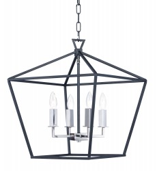 Abode 4-Light Chandelier-(25156TXBPN)-Maxim  Abode 4-Light Chandelier-(25156TXBPN)-Maxim