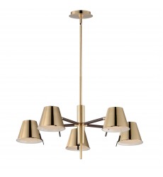 Carlo 5-Light LED Chandelier-(25175DBZHR)-Maxim Carlo 5-Light LED Chandelier-(25175DBZHR)-Maxim