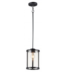  Sentinel 1-Light Mini Pendant-(25252CLBK)-Maxim