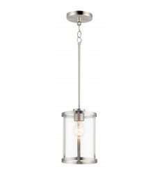  Sentinel 1-Light Mini Pendant-(25252CLSN)-Maxim
