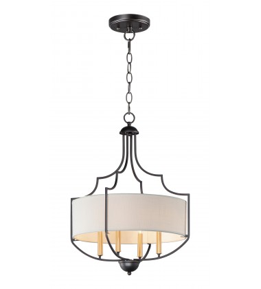  Savant 4-Light Chandelier-(25284WLBZAB)-Maxim
