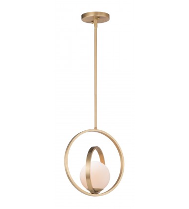  Coronet 1-Light Pendant-(26052SWSBR)-Maxim