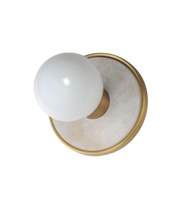  Hollywood Stone 1-Light Sconce w/ LED Bulb-(26091WANAB/BUL)-Maxim