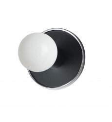  Hollywood 1-Light Sconce w/ LED Bulb-(26091WTBKPC/BUL)-Maxim