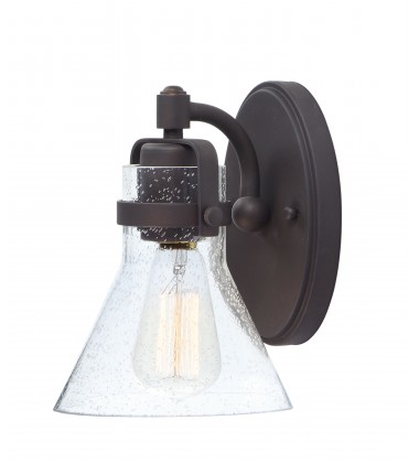  Seafarer 1-Light Wall Sconce With Bulb-(26111CDOI/BUL)-Maxim