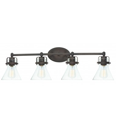  Seafarer 4-Light Bath Vanity With Bulbs-(26114CDOI/BUL)-Maxim